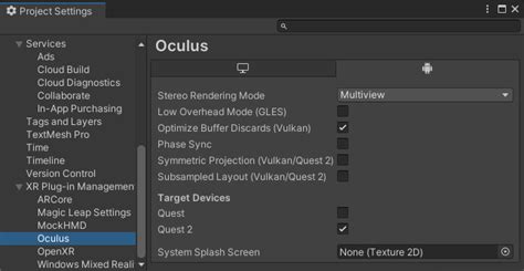 Unity Manual Choose Xr Provider Plug Ins