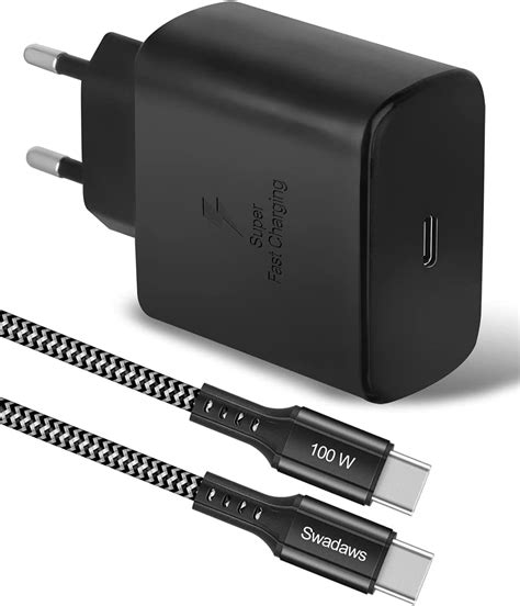 45w Usb C Ladegerät Swadaws Schnellladegerät Mit Typ C Zu Typ C