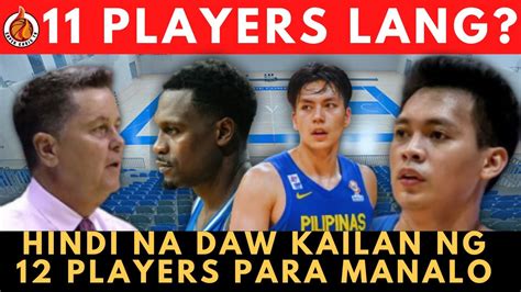 11 Players Lang Sapat Na Hindi Na Daw Kailangan Ng 12 Players Para