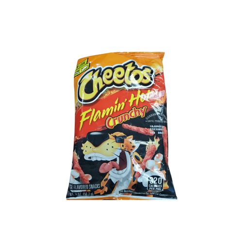 Cheetos Flamin Hot Crunchy Cheese Flavored Snacks Oz G Bidbuy U