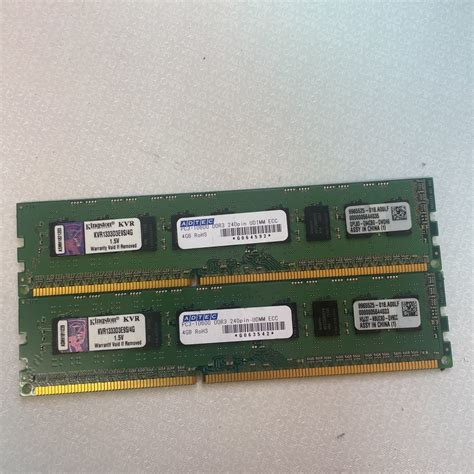 Yahoo!オークション - KINGSTON (KVR1333D3E9S/4G) PC3-10600E (DDR3-1...