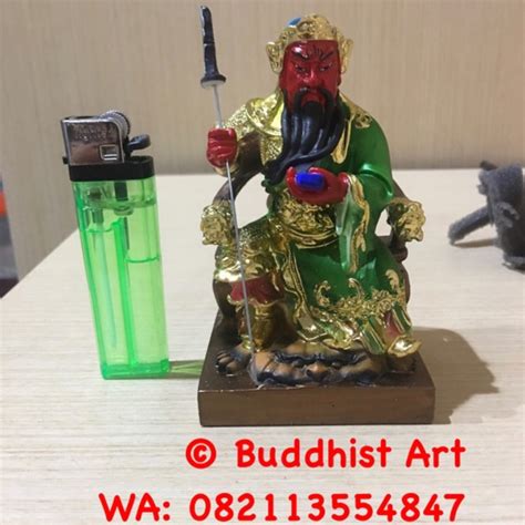 Jual Patung Dewa Kwan Kong Kwankong Guan Yu 4 Inch Duduk Shopee Indonesia