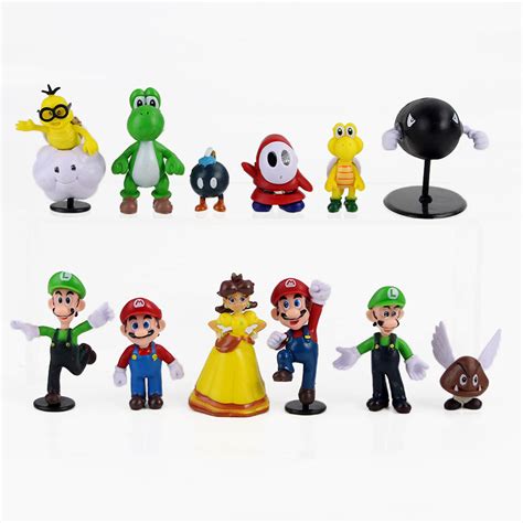 Juego De Piezas Set Super Mario Bros Luigi Yoshi Bowser Koopa