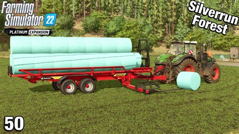 MORE SILAGE FOR THE BGA Farming Simulator FS22 Silverrun Forest Ep 50