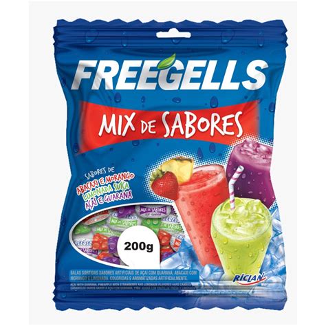 Bala Freegells Mix De Sabores Sortida G Riclan Submarino