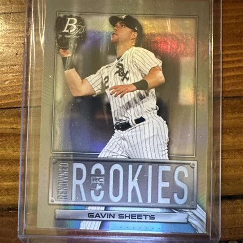 Bowman Platinum Renowned Rookie Gavin Sheets Rc Rr Chicago