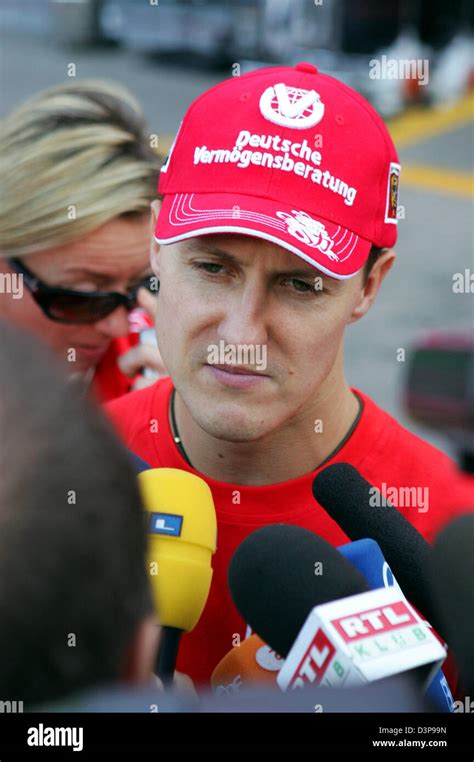 German Formula One Driver Michael Schumacher Of Scuderia Ferrari F1