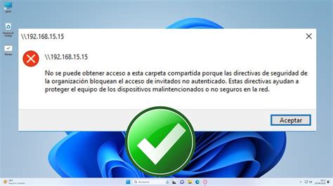 Soluci N No Se Puede Obtener Acceso A Esta Carpeta Compartida Porque