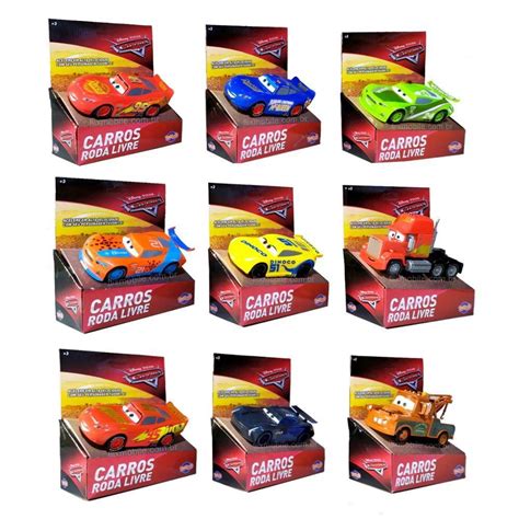 Cole O Completa Carros C Carrinhos De Cm Roda Livre Mcqueen E Sua