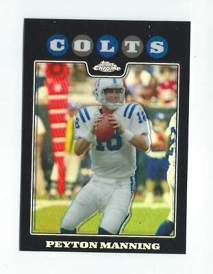 Topps Chrome Refractor Tc Peyton Manning Colts Ebay