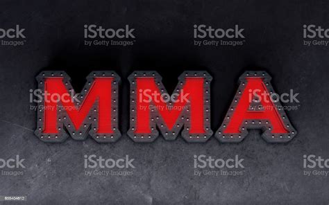 Mma Modern Professional Mixed Martial Arts Template Logo Design 3d