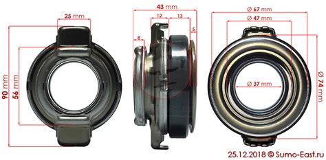 Подшипник выжимной Exedy BRG851 (MMC ME602710)