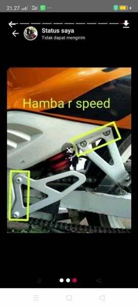 Jual Baut Footstep Belakang Baut Segitiga Rangka Satria 2 Tak Lumba