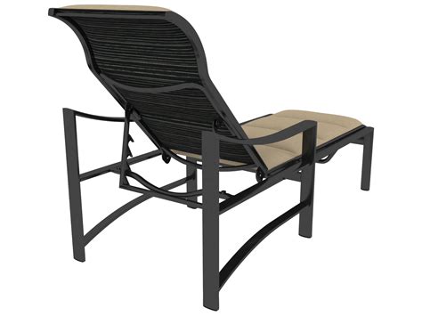 Tropitone Kenzo Padded Sling Aluminum Outdoor Chaise Lounge Tp381532ps