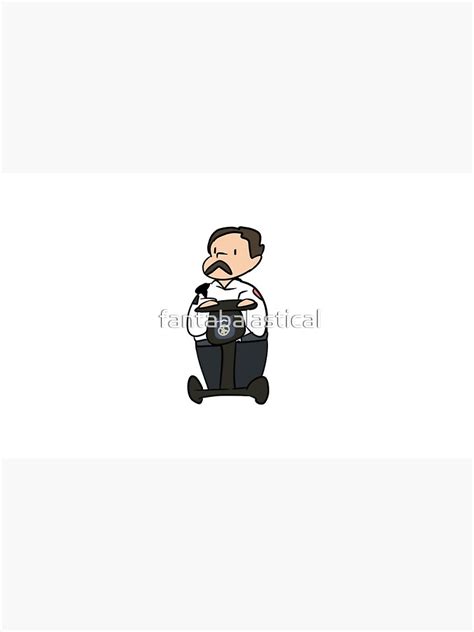 "Paul Blart on Segway Cartoon" Mug by fantabalastical | Redbubble