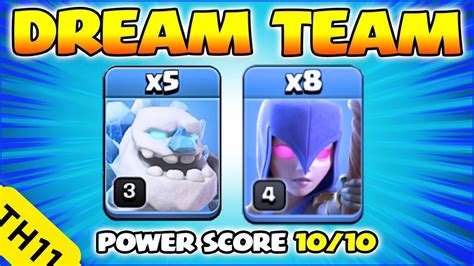 Ice Golem Bowler Witch Th11 Attack Strategy Best Th11 Attack