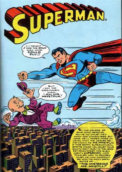 Mister Mxyzptlk First Appearance From Superman 30 Superman Artwork