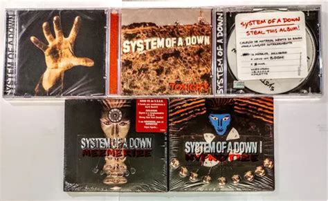 System Of A Down Discografia - 5 Cds - System Of A Down: Discografia (1998 - 2005) Estandar | Frete grátis
