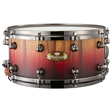 Pearl Masterworks Snare Drum Feat Gumwood Shell W Artisan Finish