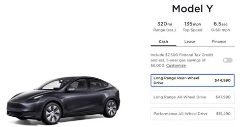 Tesla Launches Model Y Long Range RWD; Unlock Extra Range Coming ...