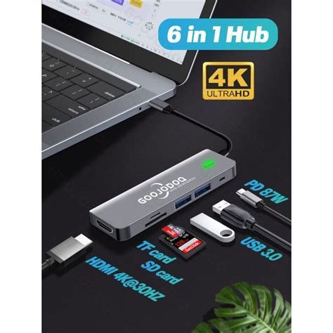 Goojodoq Active Type C Hub Converter In Adapter Lazada Ph