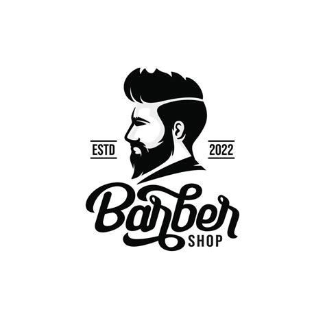 Barbershop Logo Vector Vector Art At Vecteezy