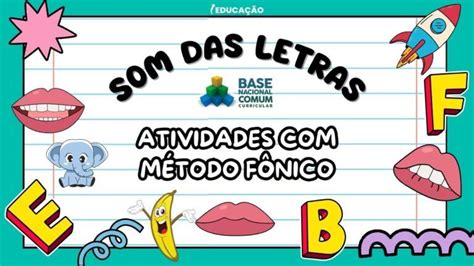 Som Das Letras Do Alfabeto Método Fônico