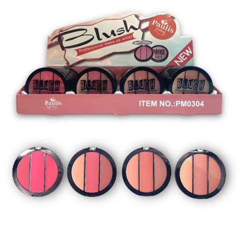 Rubor Tonos Pm Box X Unidades Paulis Makeup