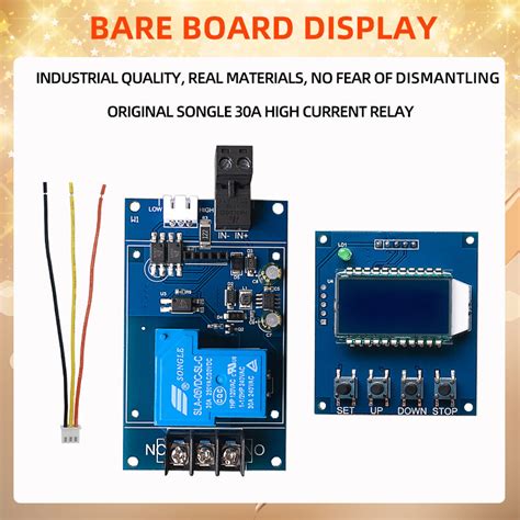 Xy Dj Dc V Digital Display One Way Relay Module Delay Power Off