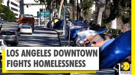 Los Angeles downtown with highest concentration of homeless in US ...