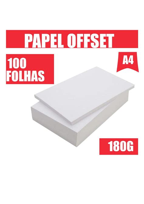 Papel Off Set Gr Folhas A No Elo Dona Bella Personalizados