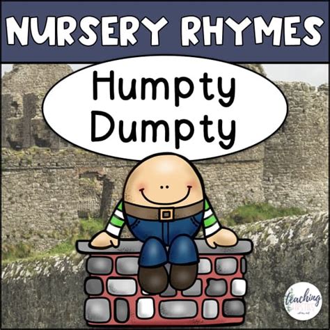 Humpty Dumpty Nursery Rhyme Poster