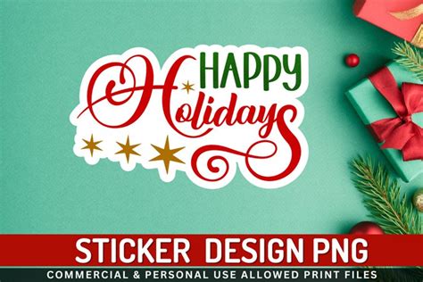 Christmas Sticker Christmas Png