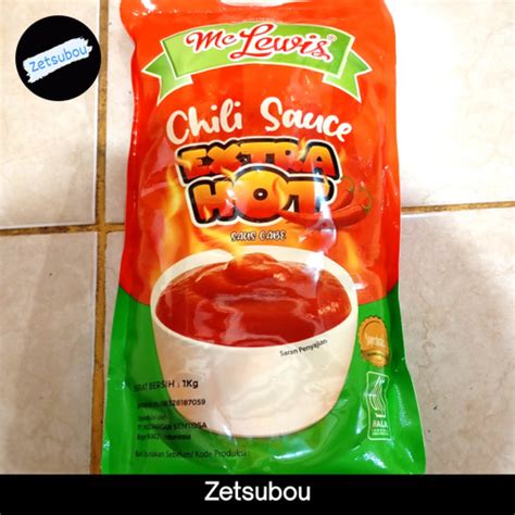 Jual MC Lewis Chili Sauce Extra Hot 1kg Kab Bogor Zetsubou Tokopedia