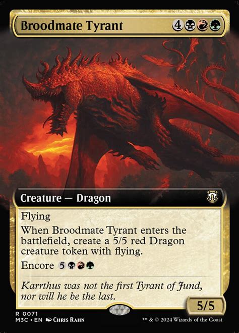 Broodmate Tyrant · Modern Horizons 3 Commander M3c 71 · Scryfall