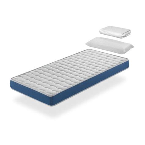 Pack Matelas 90x200 Onix Lit Enfant Epaisseur 14 Cm 1 Oreiller À