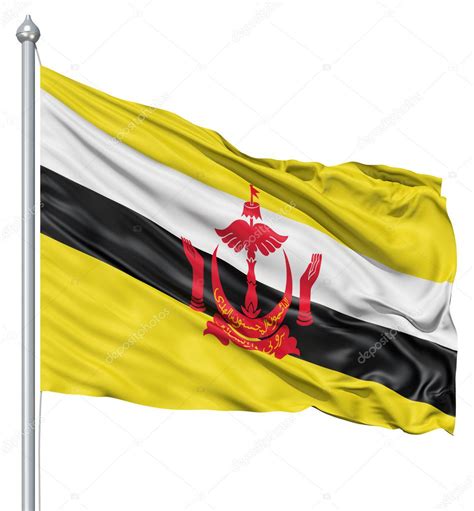 Waving Flag Of Brunei — Stock Photo © Fckncg 11030096