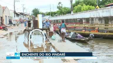 Jmtv Edi O N Vel Do Rio Pindar Sobre E Desabriga Fam Lias Em