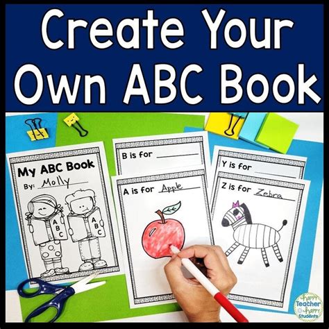 Printable ABC Book Template Alphabet Book For Any Topic ABC Book For