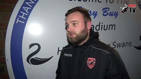 Matt Chatfield Reaction Barton Town 3 0 Bulls Toolstation NCEL