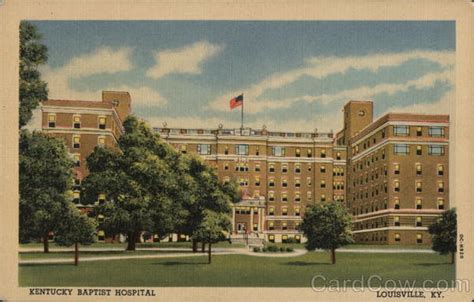 Kentucky Baptist Hospital Louisville Ky Postcard