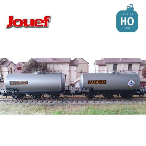 Coffret Wagons Citernes Essieux Algeco Sncf Ep Iii Ho Jouef Hj