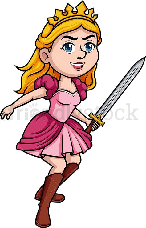 Clipart Vectorial De Dibujos Animados De La Princesa 59 OFF