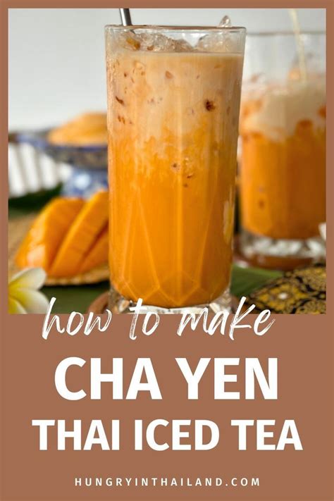 How To Make Cha Yen Authentic Thai Iced Tea Recipe