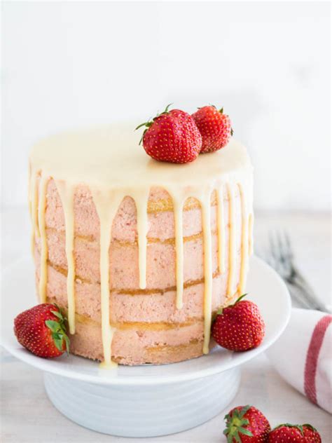 Really Nice Recipes Every Hour Naked Strawberry Layer Cake Is Made