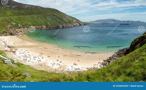 Panorama Image View of Keem Bay, Stock Photo - Image of beautiful, coast: 223605240