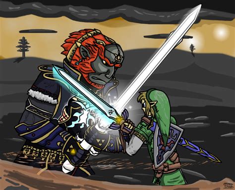 Twilight Princess Link Vs Ganondorf By Ppowersteef On Deviantart