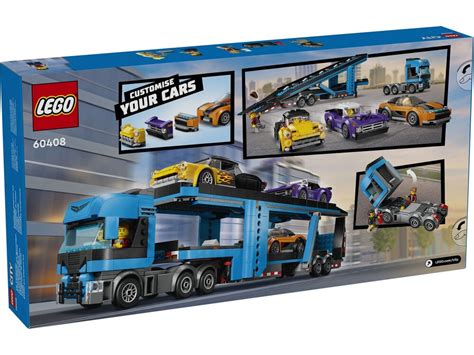 LEGO City 60408 Грузовик-автовоз со спортивными автомобилями | playzone ...