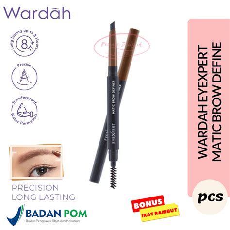 Jual Wardah Eyexpert Matic Brow Definer Pensil Alis Anti Air Dan