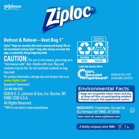 Ziploc® Brand Freezer Bags With Grip N Seal Technology Pint 20 Count